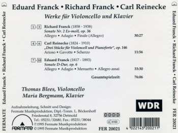 CD Carl Reinecke: Werke Für Violoncello Und Klavier