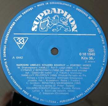 LP Eduard Kohout: Portrét Herce