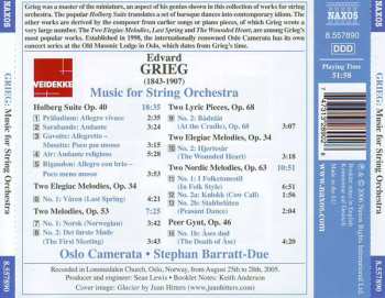 CD Edvard Grieg: Holberg Suite • Music For String Orchestra