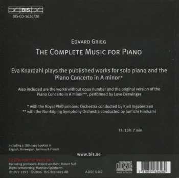 12CD/Coffret Edvard Grieg: The Complete Music For Piano