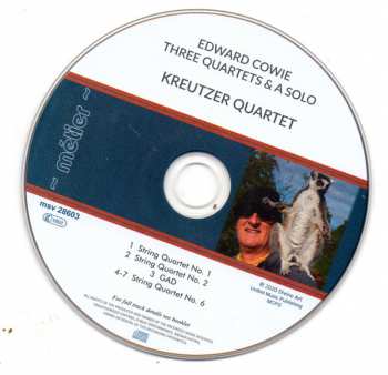 CD The Kreutzer Quartet: Three Quartets And A Solo − String Quartets Nos. 1, 2 & 6 | Gad For Solo Violin