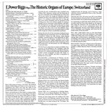6CD/Coffret E. Power Biggs: Plays Historic Organs Of Europe