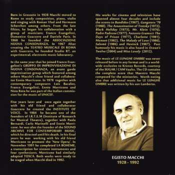 CD Egisto Macchi: Le Lunghe Ombre LTD