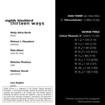 CD Eighth Blackbird: Thirteen Ways