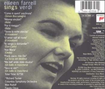 CD Eileen Farrell: Sings Verdi DIGI
