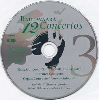 4CD/Coffret Einojuhani Rautavaara: 12 Concertos