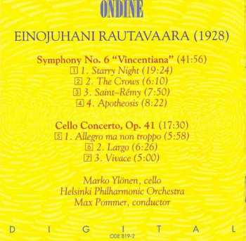CD Einojuhani Rautavaara: Symphony No. 6 "Vincentiana" & Cello Concerto