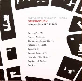 LP/DVD Einstürzende Neubauten: Grundstück