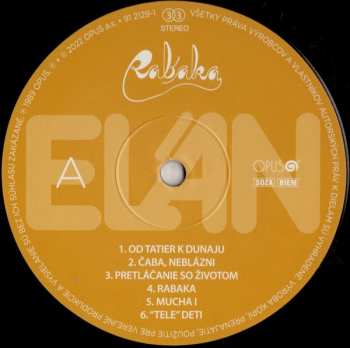 LP Elán: Rabaka