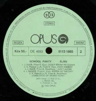 LP Elán: School Party