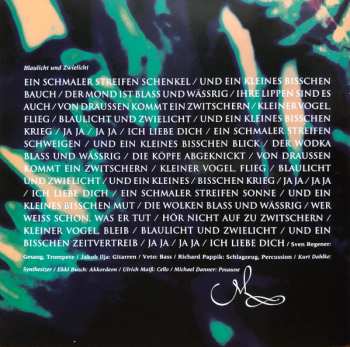 CD Element Of Crime: Damals Hinterm Mond