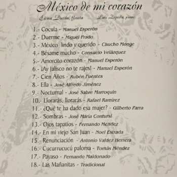 CD Elena Duran: México De Mi Corazón