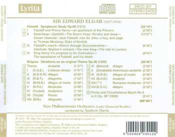 CD Sir Edward Elgar: Falstaff Symphonic Study - Enigma Variations On An Original Theme - Pomp And Circumstance March No. 5