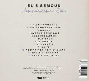 CD Elie Semoun: Des paroles en l'air