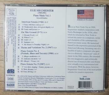 CD Elie Siegmeister: Piano Music, Vol. 1