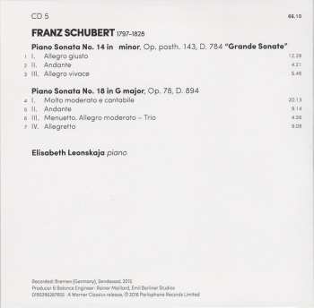 8CD/Coffret Franz Schubert: The Complete Piano Sonatas