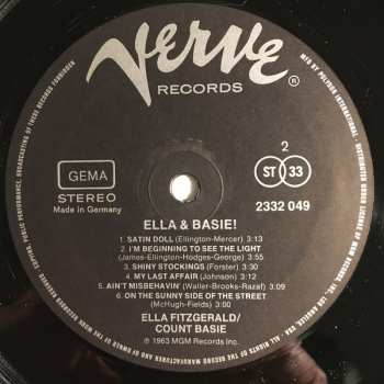 LP Ella Fitzgerald: Ella And Basie!