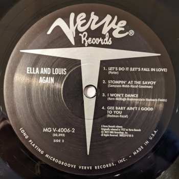 2LP Louis Armstrong: Ella And Louis Again