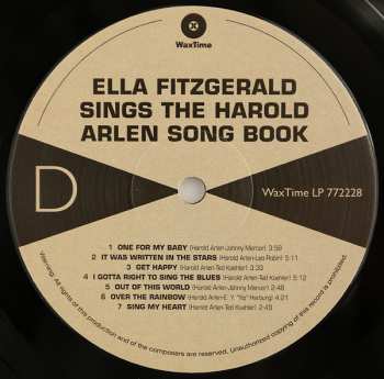 2LP Ella Fitzgerald: Ella Fitzgerald Sings The Harold Arlen Song Book LTD