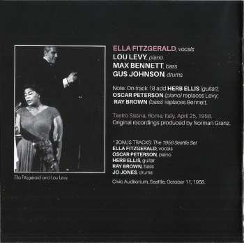 CD Ella Fitzgerald: The Legendary Rome Concert