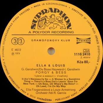 LP Louis Armstrong: Porgy & Bess