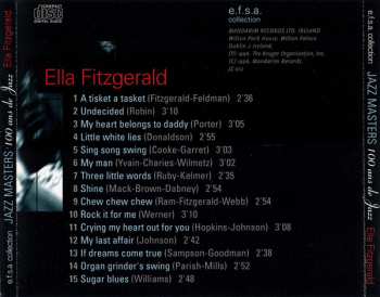 CD Ella Fitzgerald: Jazz Masters (100 Ans De Jazz)