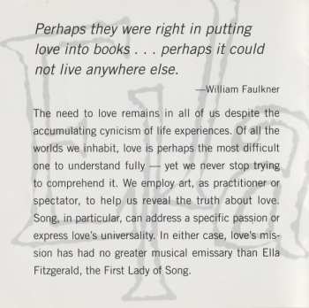 3CD Ella Fitzgerald: Love Songs