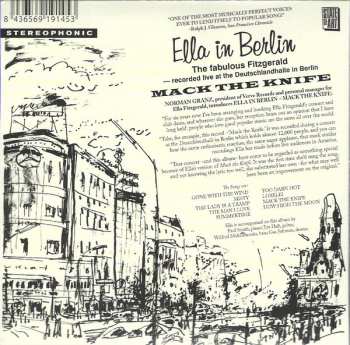 CD Ella Fitzgerald: Mack The Knife - Ella In Berlin LTD