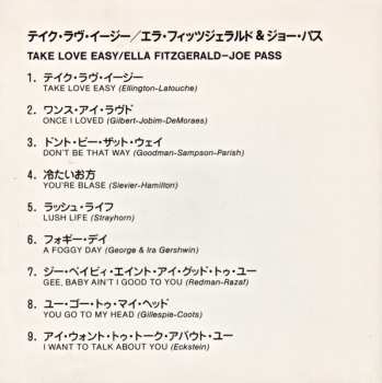 CD Ella Fitzgerald: Take Love Easy
