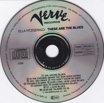 CD Ella Fitzgerald: These Are The Blues