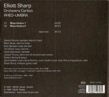 CD Elliott Sharp: Rheo~Umbra