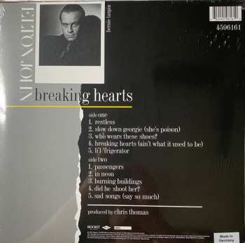 LP Elton John: Breaking Hearts