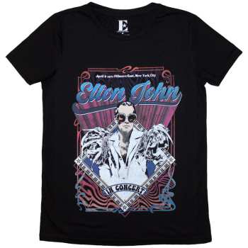 Merch Elton John: Femmes T-shirt Psych Vintage