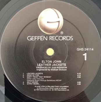 LP Elton John: Leather Jackets