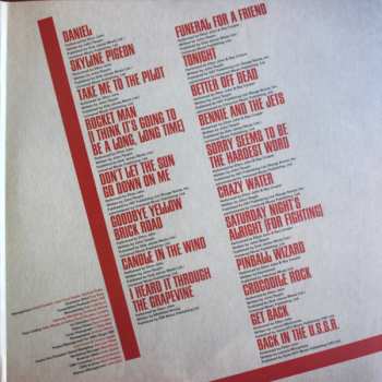 2LP Elton John: Live From Moscow