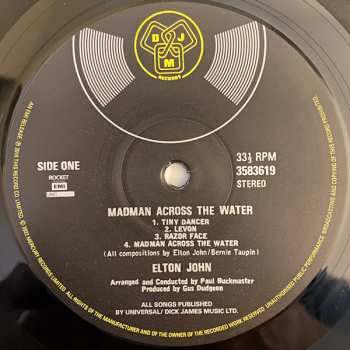 4LP/Coffret Elton John: Madman Across The Water  LTD
