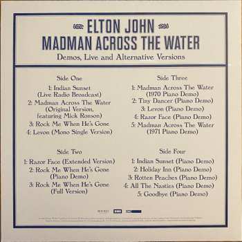 4LP/Coffret Elton John: Madman Across The Water  LTD
