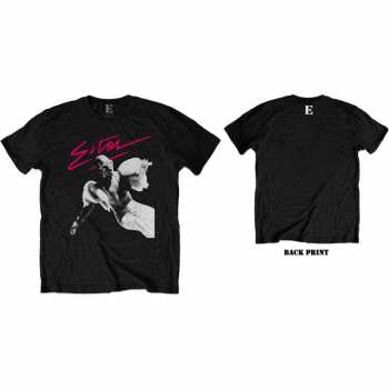 Marchandises Elton John: Tričko Pink Brush  S