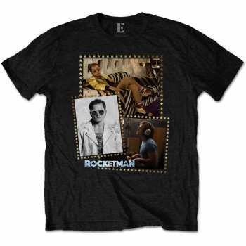 Merch Elton John: T-shirt Rocketman Montage 