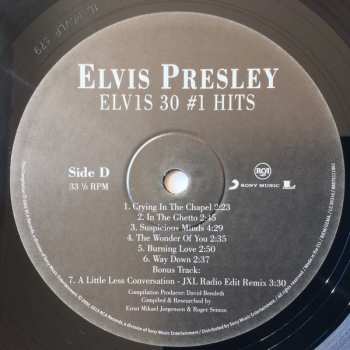 2LP Elvis Presley: ELV1S 30 #1 Hits