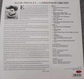 LP Elvis Presley: ELVIS PRESLEY - CHRISTMAS GREATS 