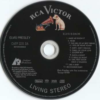 SACD Elvis Presley: Elvis Is Back!
