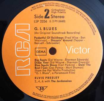 LP Elvis Presley: G. I. Blues