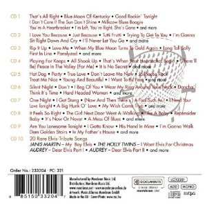 10CD/Coffret Elvis Presley: Golden Boy  (All 146 Originals From The King 1954-1960 & 20 Rare Elvis-Tribute Songs)