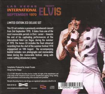 2CD Elvis Presley: Las Vegas International Presents Elvis – September 1970 LTD | DLX