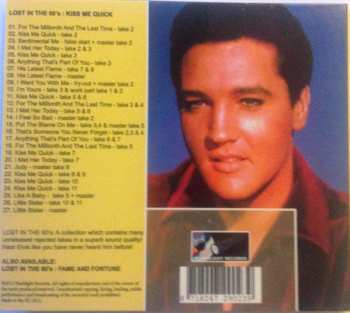 CD Elvis Presley: Lost In The Sixties Kiss Me Quick 