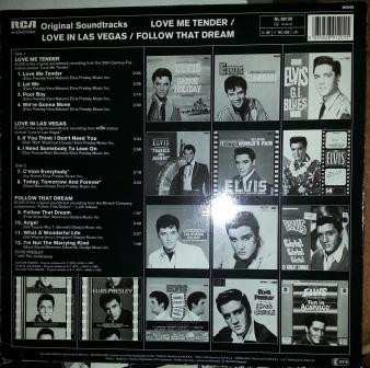 LP Elvis Presley: Love Me Tender / Love In Las Vegas / Follow That Dream