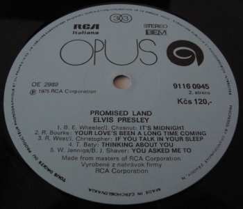 LP Elvis Presley: Promised Land