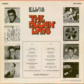 LP Elvis Presley: The Rockin' Days