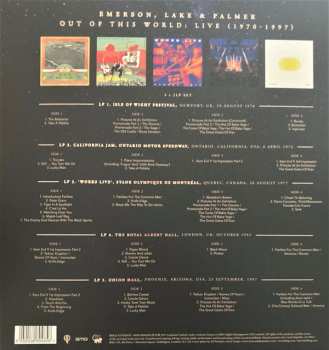 10LP/Coffret Emerson, Lake & Palmer: Out Of This World: Live (1970-1997) DLX